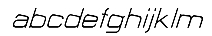 Frie-ExtraexpandedItalic Font LOWERCASE