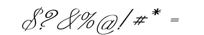 Frillo-Italic Font OTHER CHARS