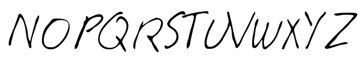 Frisco Regular Font UPPERCASE