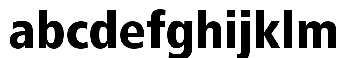 FrutigerLTStd-BlackCn Font LOWERCASE
