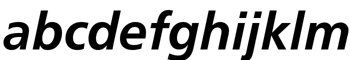 FrutigerLTStd-BoldItalic Font LOWERCASE