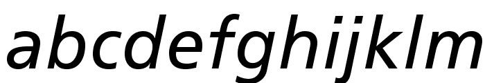 FrutigerLTStd-Italic Font LOWERCASE