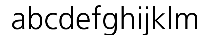 FrutigerLTStd-Light Font LOWERCASE