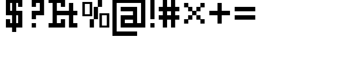 FR73 Pixel Regular Font OTHER CHARS