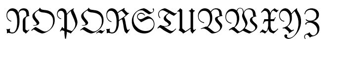 Fraktur Regular Font UPPERCASE