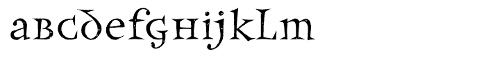Frances Uncial Font LOWERCASE