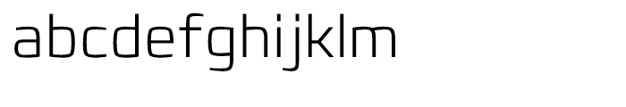 Francker Cyrillic Extra Light Font LOWERCASE