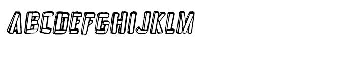 Frankenstein Clean Oblique Font LOWERCASE