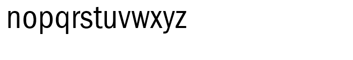 Franklin Gothic Book Condensed Font LOWERCASE