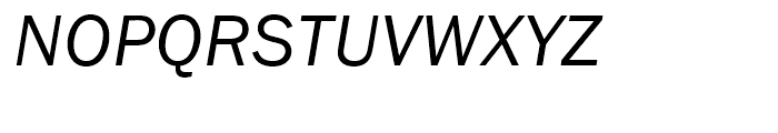 Franklin Gothic Book Italic Font UPPERCASE