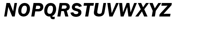 Franklin Gothic Demi Italic Font UPPERCASE