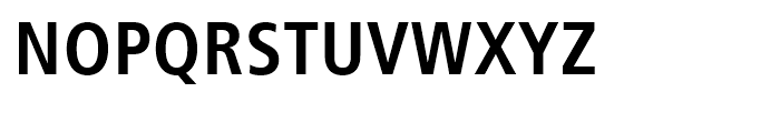 FreeSet Condensed Demi Bold Font UPPERCASE