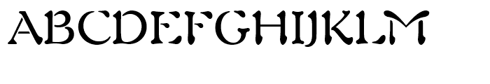 Freeform 721 Roman Font UPPERCASE