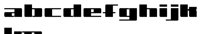 Freeline Regular Font LOWERCASE