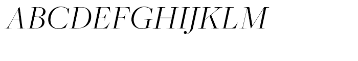 Freight Big Pro Light Italic Font UPPERCASE