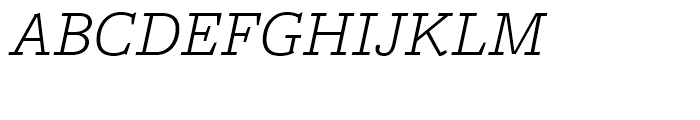 Freight Macro Pro Light Italic Font UPPERCASE