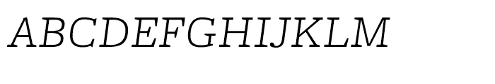 Freight Micro Pro Light Italic Font UPPERCASE