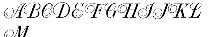 French Vanilla Swirl Font UPPERCASE