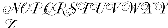 French Vanilla Swirl Font UPPERCASE