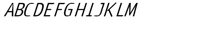 Fria Italic Font UPPERCASE