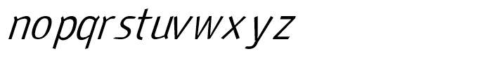 Fria Italic Font LOWERCASE