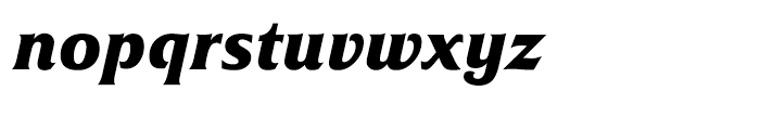 Friz Quadrata Bold Italic Font LOWERCASE