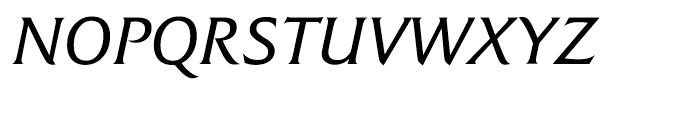 Friz Quadrata Italic Font UPPERCASE