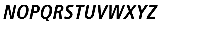 Frutiger 68 Bold Condensed Italic Font UPPERCASE