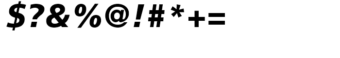 Frutiger 76 Black Italic Font OTHER CHARS