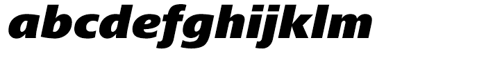 Frutiger Next Cyrillic Black Italic Font LOWERCASE