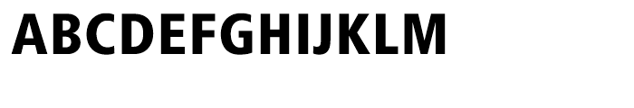 Frutiger Next Cyrillic Condensed Heavy Font UPPERCASE