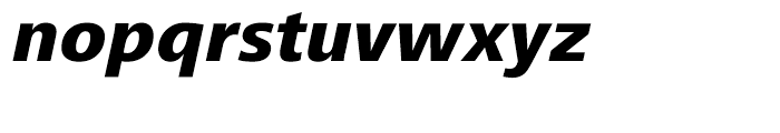Frutiger Next Cyrillic Heavy Italic Font LOWERCASE