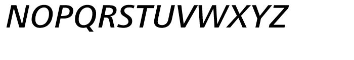 Frutiger Next Cyrillic Medium Italic Font UPPERCASE