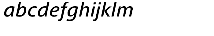 Frutiger Next Cyrillic Medium Italic Font LOWERCASE