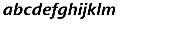Frutiger Next Greek Bold Italic Font LOWERCASE