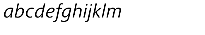 Frutiger Next Greek Italic Font LOWERCASE