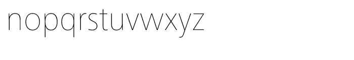 Frutiger Next Greek Ultra Light Font LOWERCASE