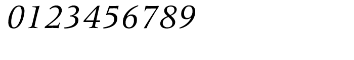 Frutiger Serif Italic Font OTHER CHARS