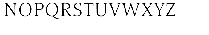 Frutiger Serif Light Font UPPERCASE