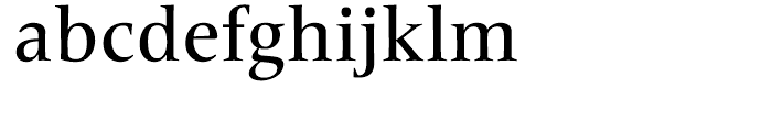 Frutiger Serif Medium Font LOWERCASE