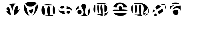 Frutiger Symbols Negativ Font OTHER CHARS