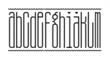 FR Pasta Mono Dekor Regular Font LOWERCASE