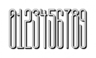 FR Pasta Mono Extrude Regular Font OTHER CHARS