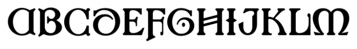 Franciscan Caps NF Regular Font LOWERCASE