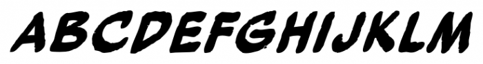 Frank Bellamy  Bold Italic Font LOWERCASE