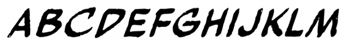 Frank Bellamy  Italic Font UPPERCASE
