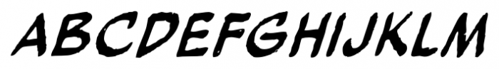 Frank Bellamy  Italic Font LOWERCASE