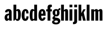 Franklin Gothic FS Compressed Font LOWERCASE