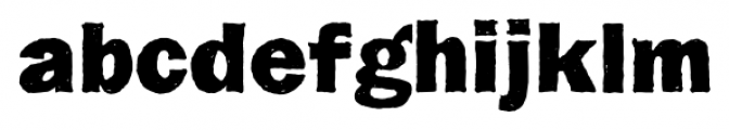 Franklin Gothic Hand Bold Font LOWERCASE