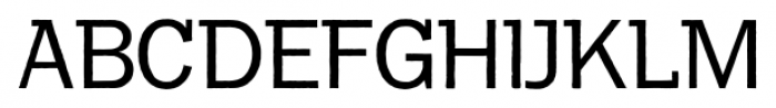 Franklin Gothic Raw Semi Serif Book Font UPPERCASE